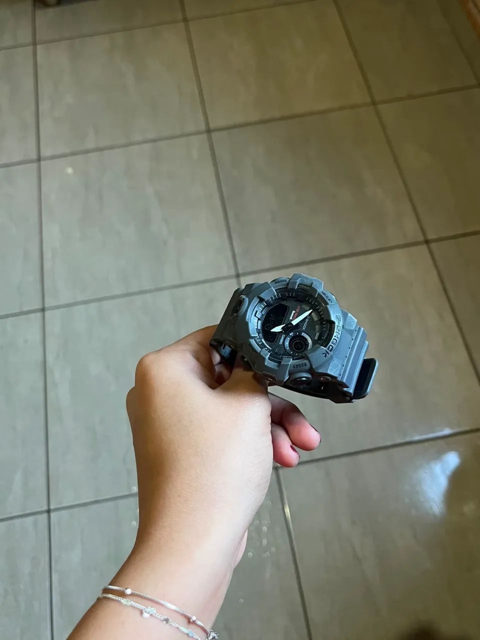 Relógio G Shock cinza  - Foto 3