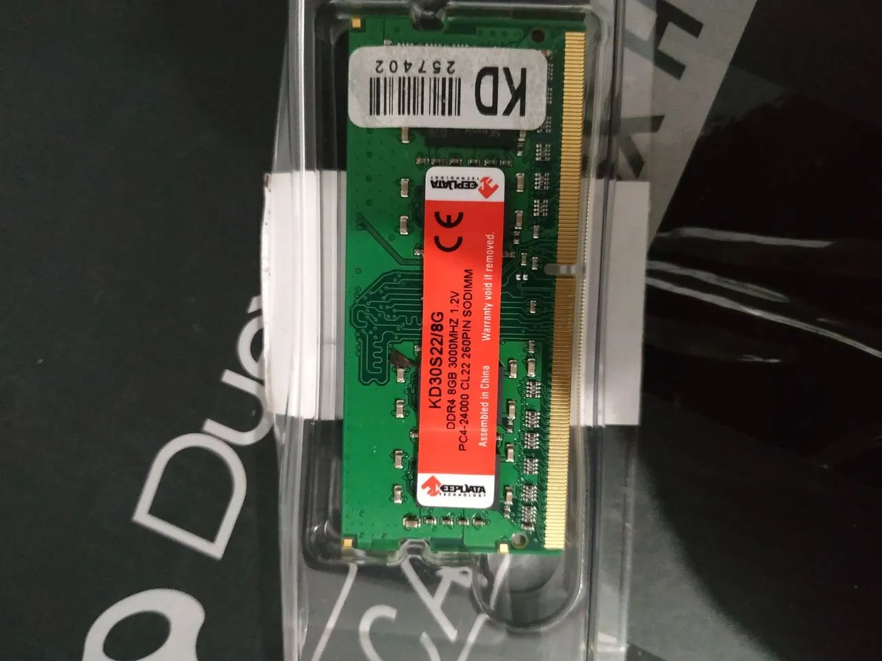 USADA - memória ram 8 gb ddr4 3000 MHz 