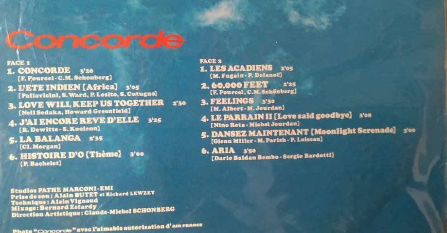 Disco de vinil Frank Pourcel grand orchestre Concorde - Foto 2