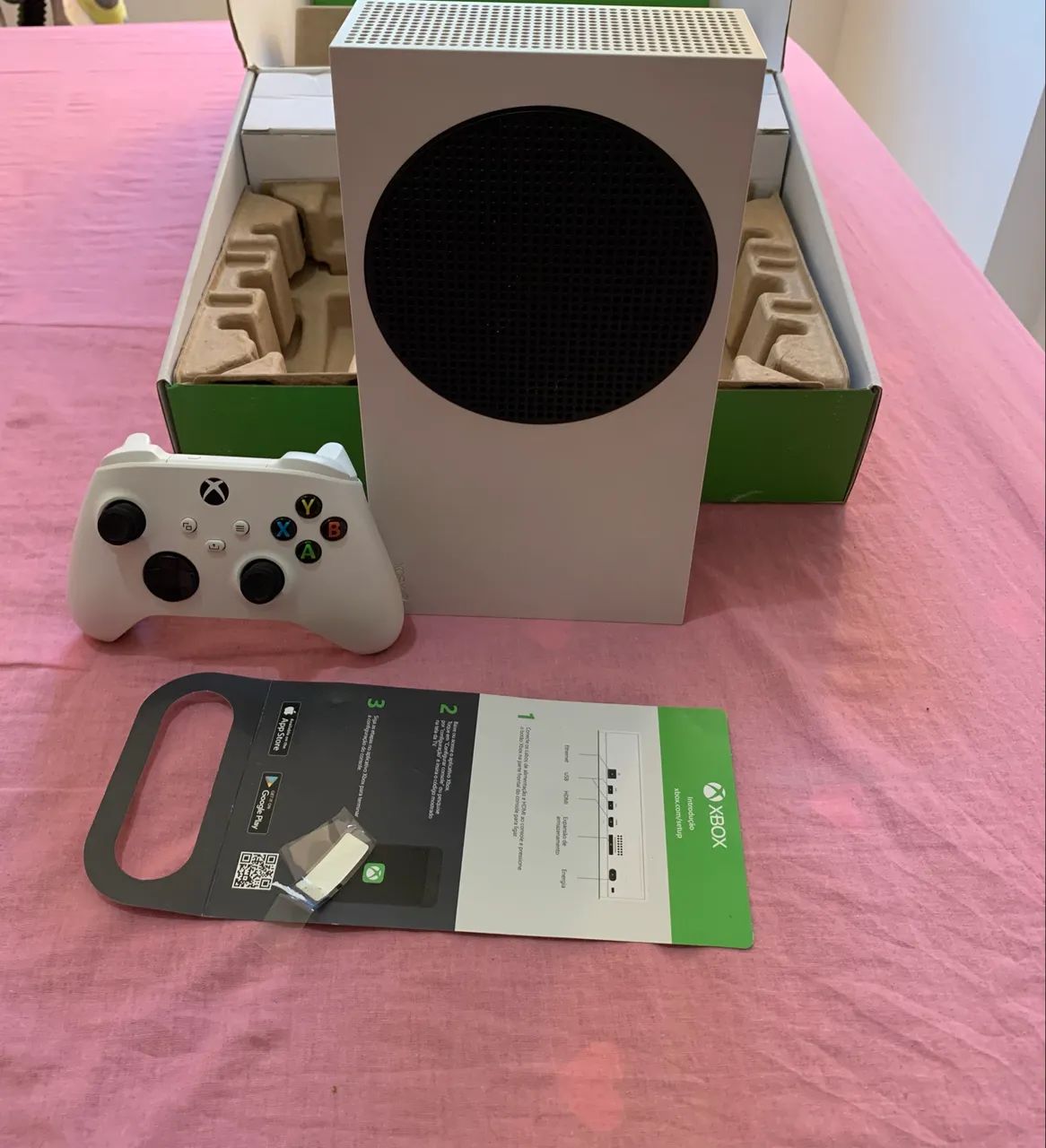 Xbox séries s zerado na caixa com jogos! - Foto 4