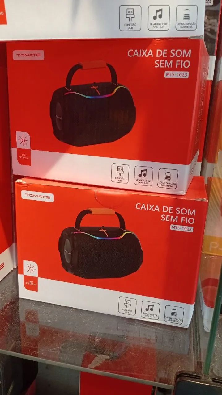 CAIXA DE SOM BLUETOOTH COM ALÇA DE QUALIDADE LACRADO E COM GARANTIA  - Foto 2