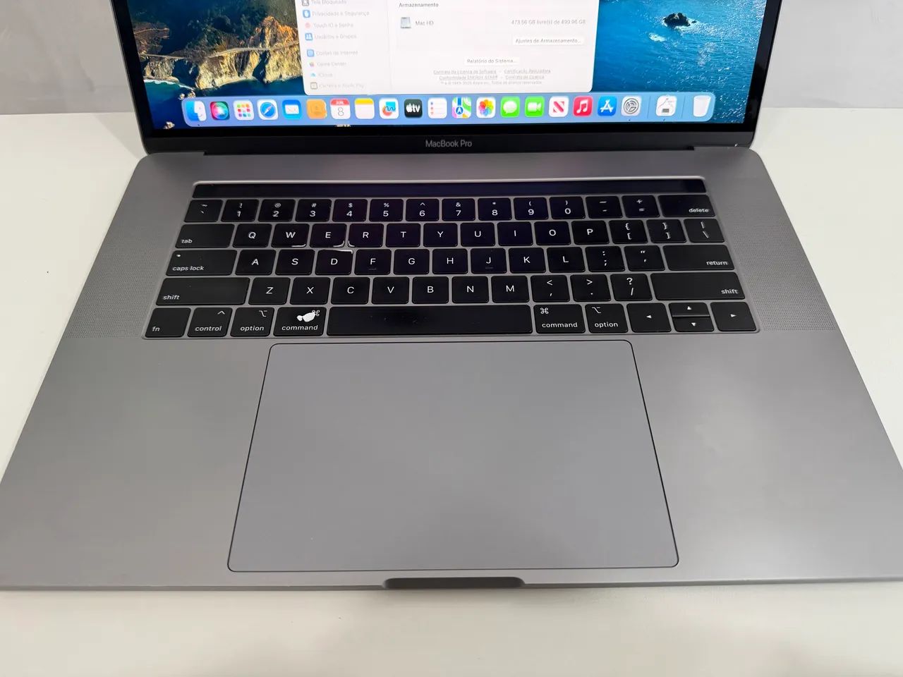MACBOOK PRO CORE i9, 32 GB RAM, 512 ARMAZENAMENTO, 15.4?, TOUCH