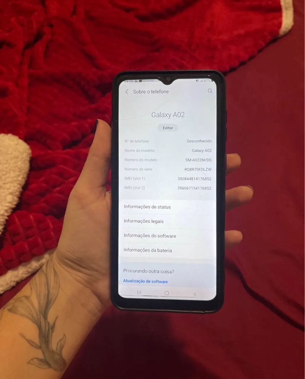 Samsung Galaxy A02 32GB preto - Foto 5