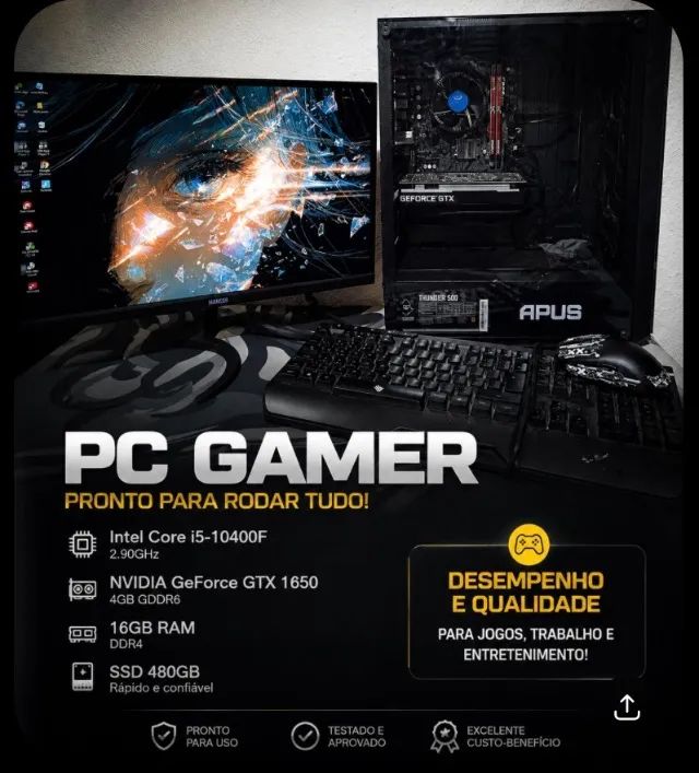 PC GAMER,ACEITO PROPOSTO,RODA TUDO