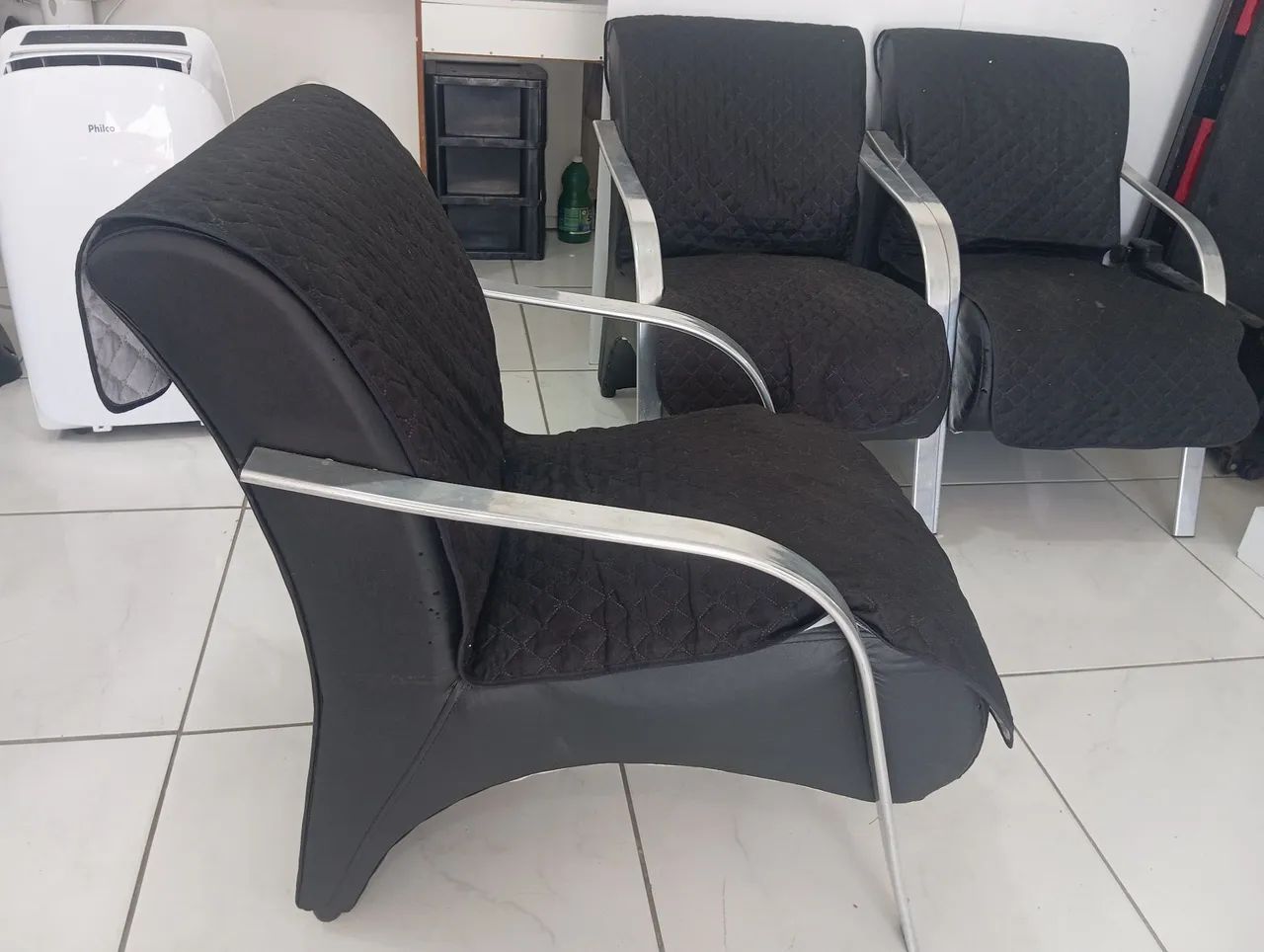 Poltronas para salão de beleza 