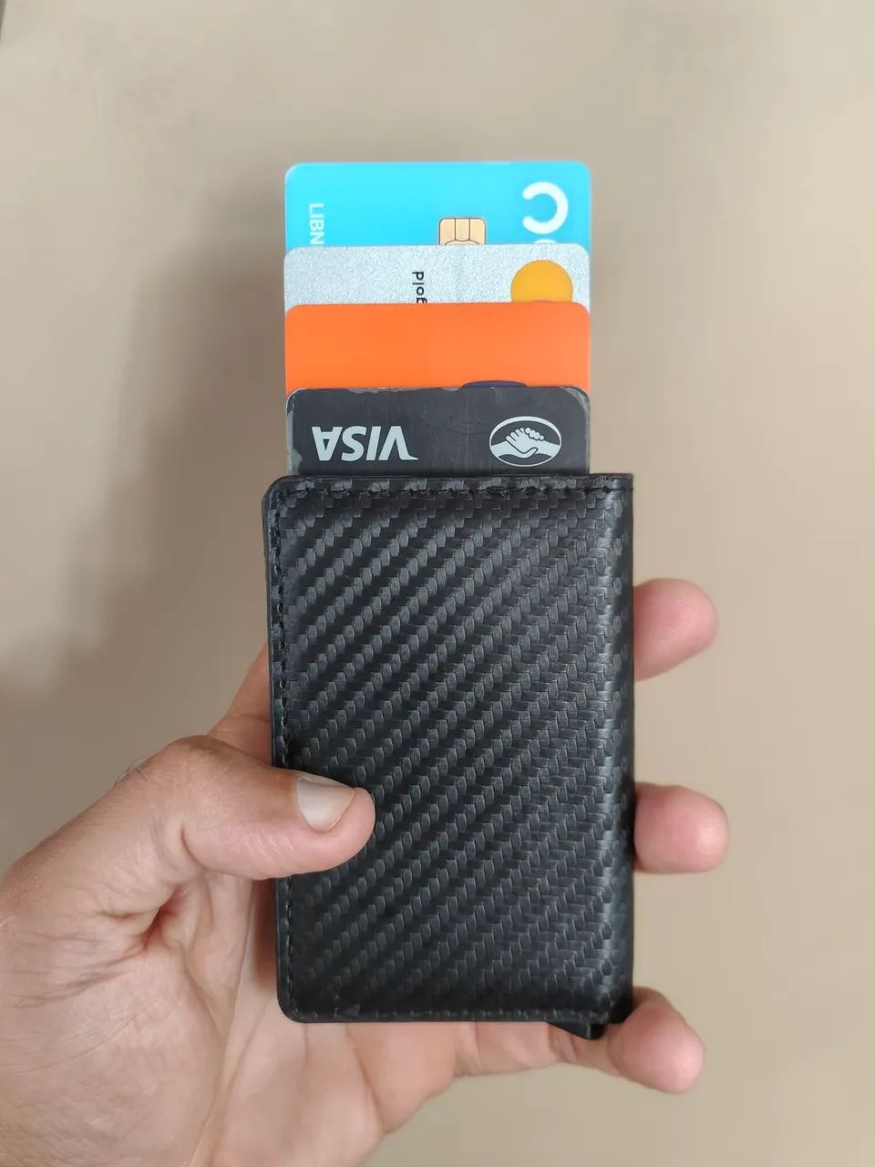 Carteira Fibra de Carbono  - Foto 2