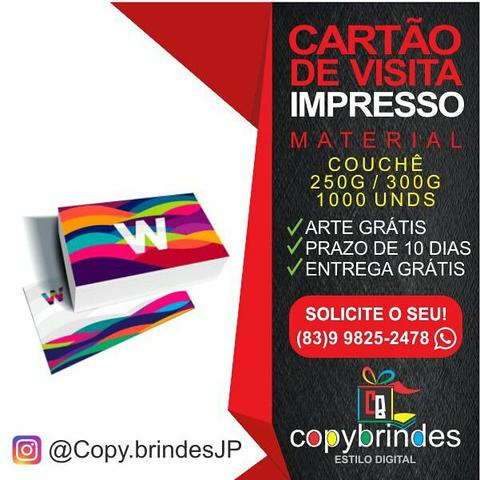 Cartão de visita entrega grátis