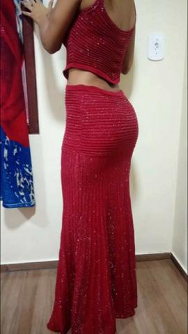Vestido longo de festa bem conservado - Foto 2