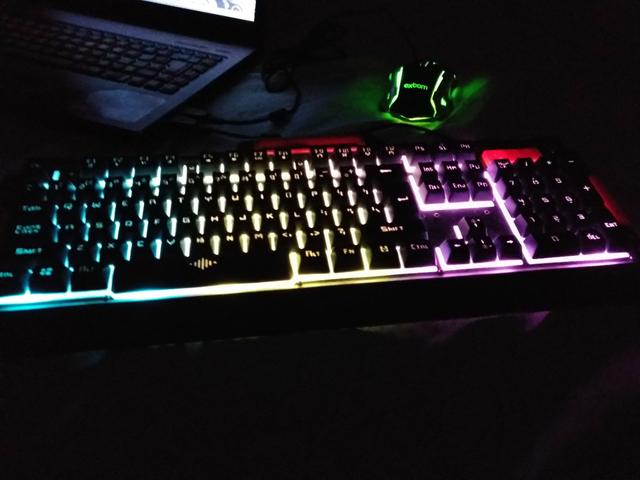 Teclado e mouse gamer da oex BK-G300 olha a descrição - Foto 4