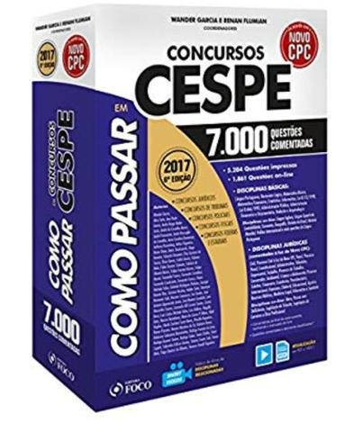 Livro concursos banca cespe