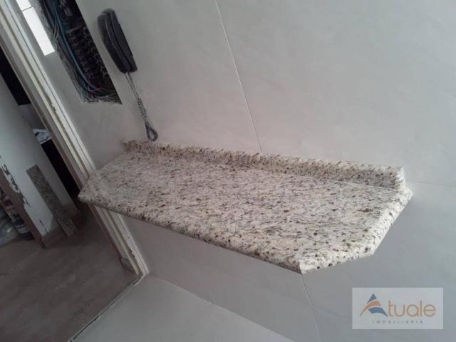 Apartamento com 3 dormitórios para alugar, 65 m² - parque euclides miranda - sumaré/sp - Foto 4