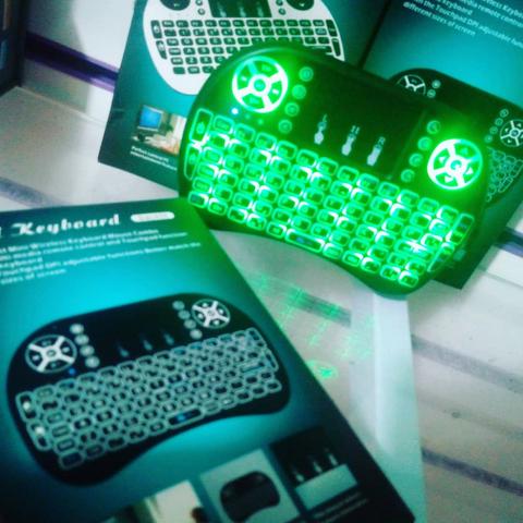 Mini controle sem fio para tv smart tablet outros