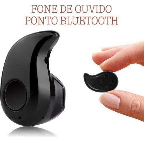 Fone De Ouvido Ponto Eletrônico Bluetooth Celular Android iOS Música