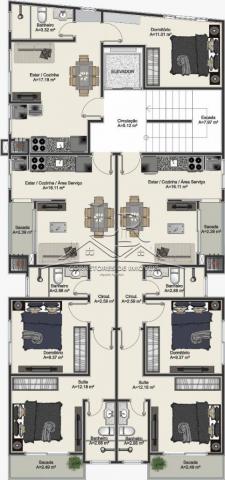 Apartamento à venda com 2 dormitórios em Ingleses do rio vermelho, Florianópolis cod:1696 - Foto 5