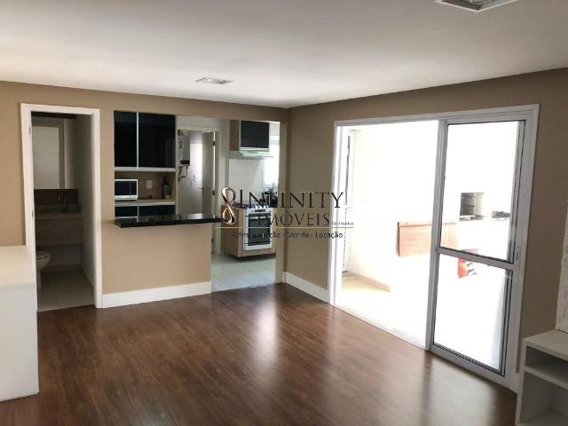 Apartamento 90 m², 2 suítes, sala estendida, varanda gourmet, 1 vaga, Aquárius