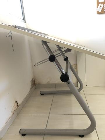Mesa de Desenho Técnico (Prancheta) Tridente + Régua Paralela Desetec - Foto 4
