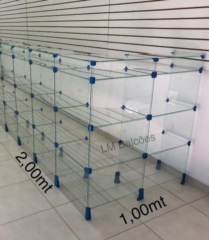 Balacao Em L 2,00 x 1,00 x 0,30 x 1,10 Frete e montagem gratis