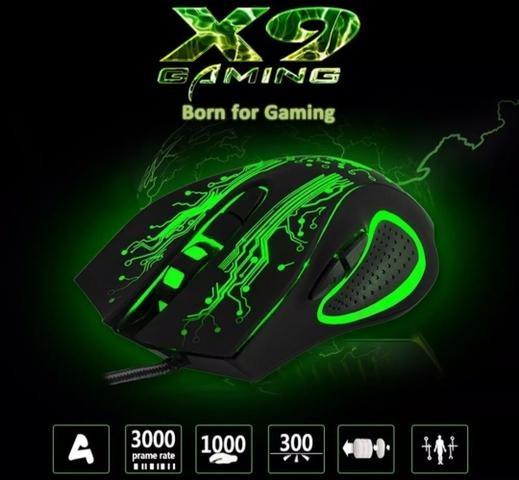 Mouse Gamer h'maston 6 botões e com LED Promoçao imperdivel