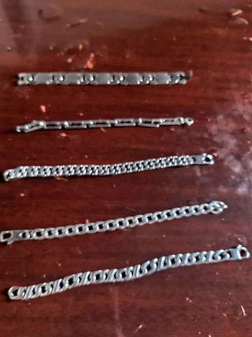 Vendo peças pulseiras anéis e pingentes de aço cirúrgico - Foto 2