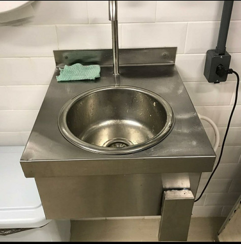 Pia de assepsia em Aço inox
