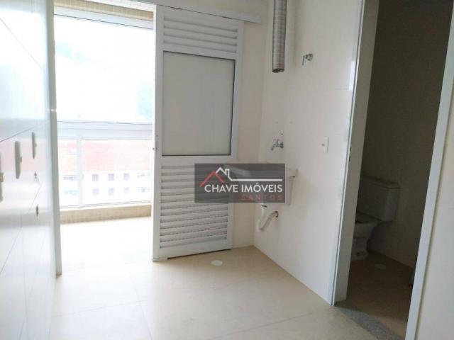 Apartamento com 3 dormitórios à venda, 111 m² por R$ 740.000,00 - Marapé - Santos/SP - Foto 5