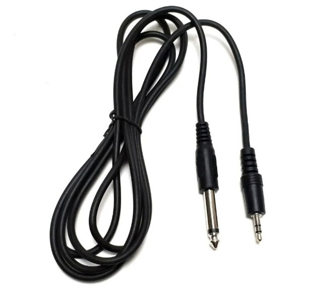 Cabo P10 Mono Para P2 Estereo Niquel 2mts Arduino Automação Robotica COD-CP434  - Foto 4