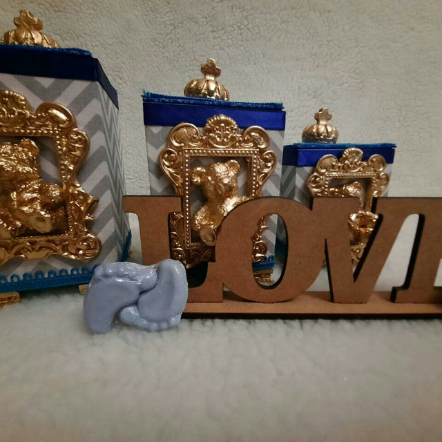 Kit higiene bebê em mdf linha super luxo - Foto 6