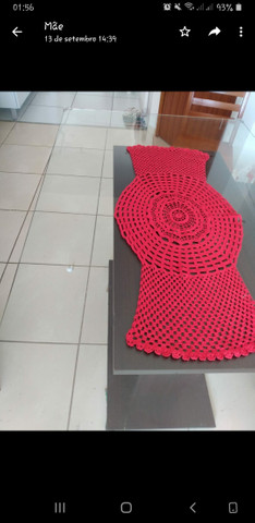 Mesa com tampo de vidro (somente a mesa) - Foto 2