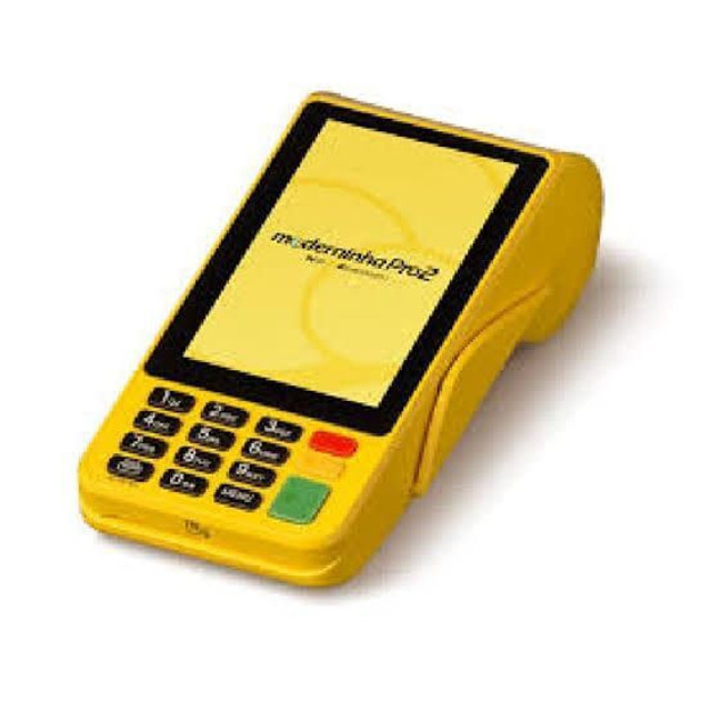 Máquina de cartão da PagSeguro aceita débito e crédito e refeição - Foto 2