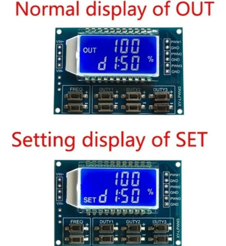 Gerador Pwm 3 Canais Ajustável 1hz-150 Khz 3.3-30v Arduino Automação COD-AM349 - Foto 3