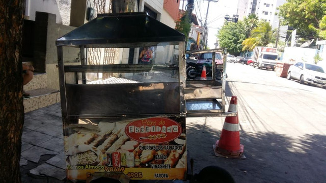 Carrinho de Churrasco em Inox e Vidro - Foto 4