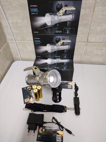 Lanterna Holofote Militar Super LED