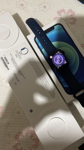 Apple watch series 6 azul alumínio 40mm