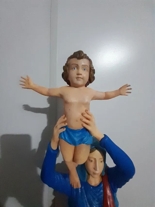 Nossa Senhora da Comunicação 75 cm Maria  - Foto 3