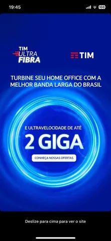 Internet TIM Fibra é ultravelocidade para a sua banda larga