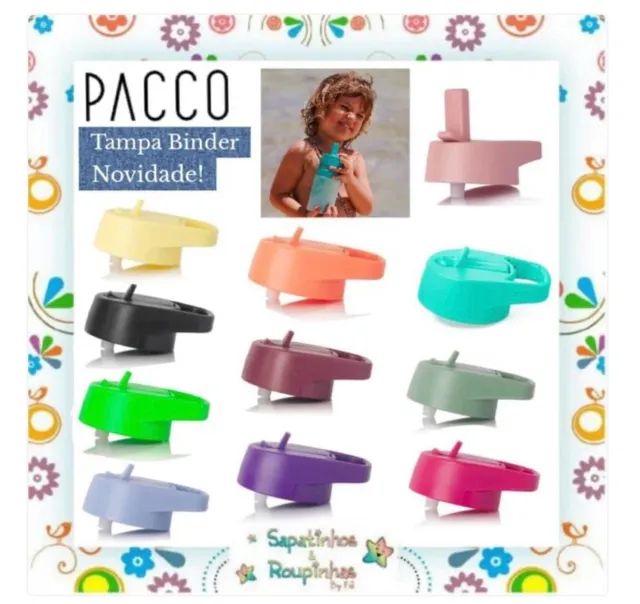 Pacco - Tampa modelo Binder com canudo  e Alça Rígida