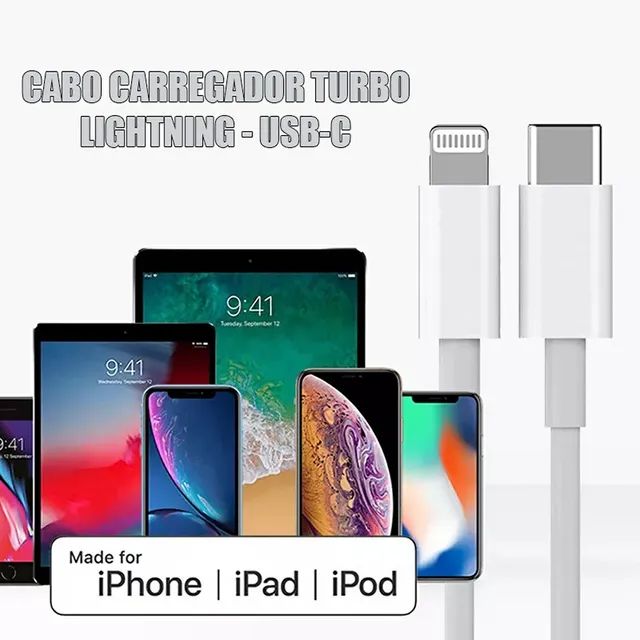 Cabo para iPhone Usb-c Tipo C 1 Metro - Foto 4