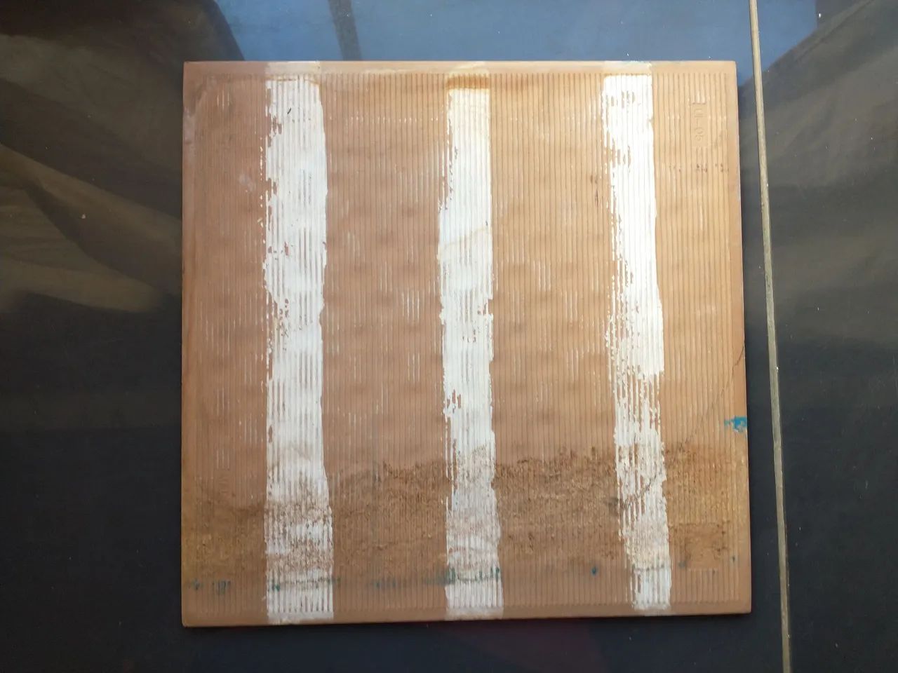 RELÍQUIA!! Piso Cotto rendas d' OURO 18k 29,5 x 29,5cm - Foto 4