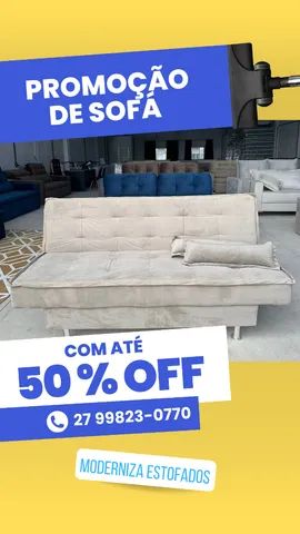 Sofá cama em promoção e entrega rapida 