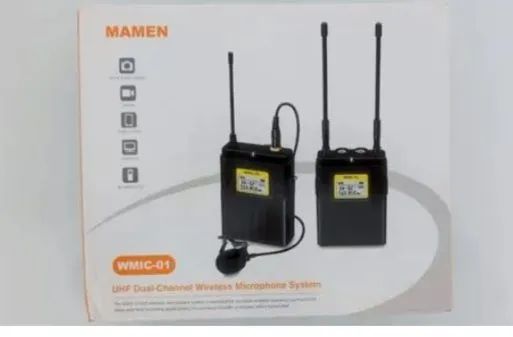 Kit de Microfones Sem Fio para Filmagens e Transmissões - Foto 3