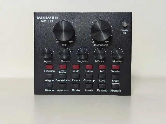 Placa De Som Multifuncional Ao vivo Mm-673 Interface De Áudio - Foto 5