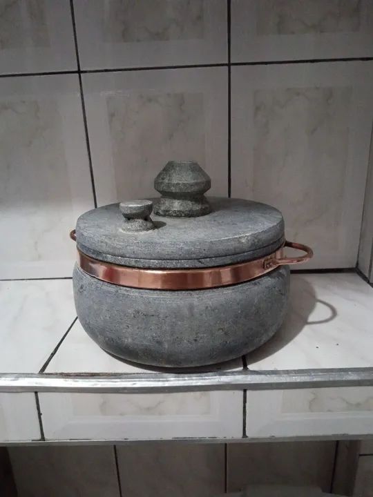 Panela de pressão de Pedra Sabão - Cozinha Saudável