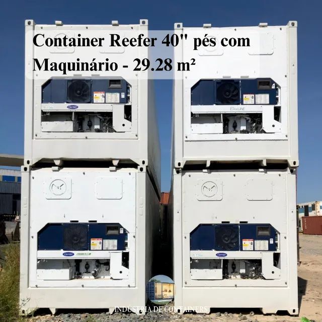Container Reefer com Maquinário - Câmara Fria - Foto 3