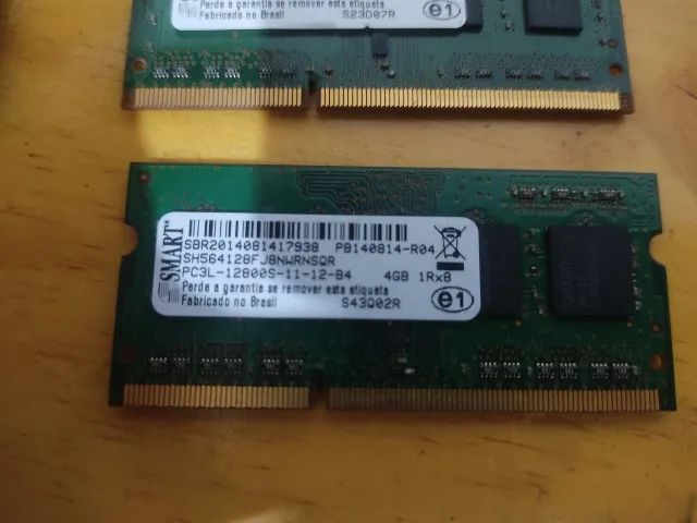 6GB (4 +2) MEMÓRIA RAM DE NOTEBOOK DDR3