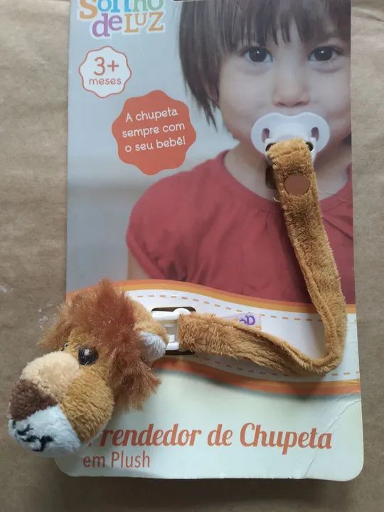 Prendededor de Chupeta em Plush - Sonho de Luz