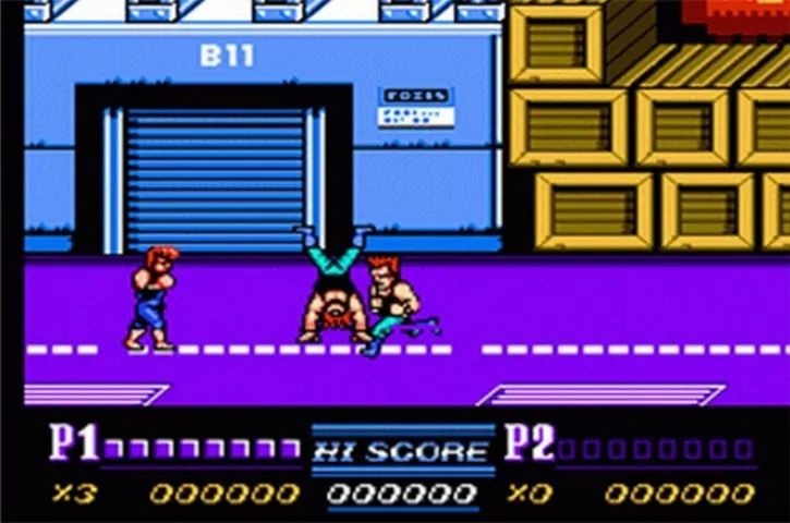 Double Dragon 2 Nes 8 Bits Nintendinho 72p Original - 100