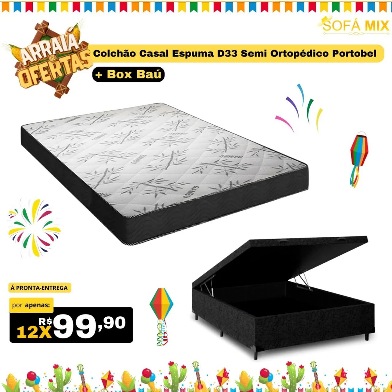 Cama bau  Queen molas ensacadas Gazzin  - Foto 6