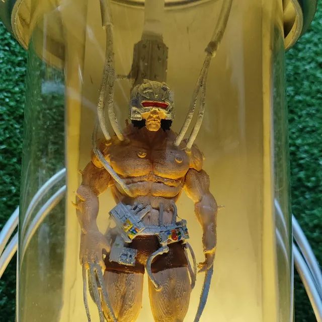 Luminária artesanal Wolverine Arma X Logan em 3d 
