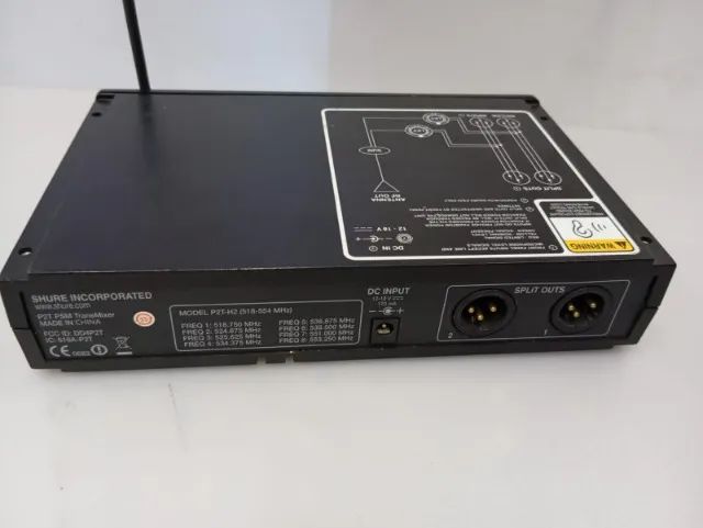 Monitor De Palco In Ear Shure P2t-h2 - Foto 2