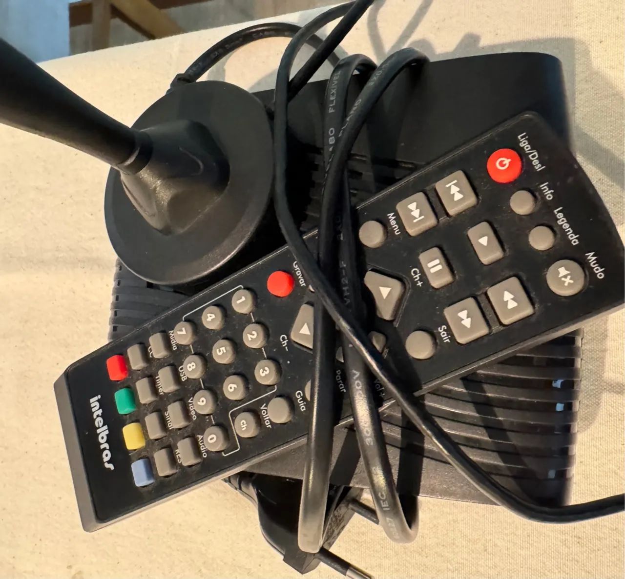 Conversor Digital Intelsat HD - Novo com Antena - Foto 2